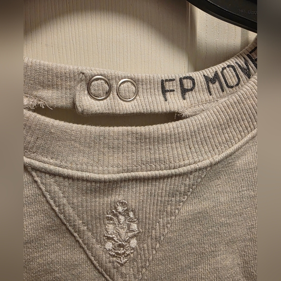 Free People For The Win Playsuit Romper Sweatshirt Size XS NWOT - Picture 4 of 10